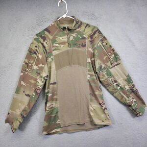 Massif US Military Advanced Combat Shirt‎ Mens M Flame Resistant Camo Tactical